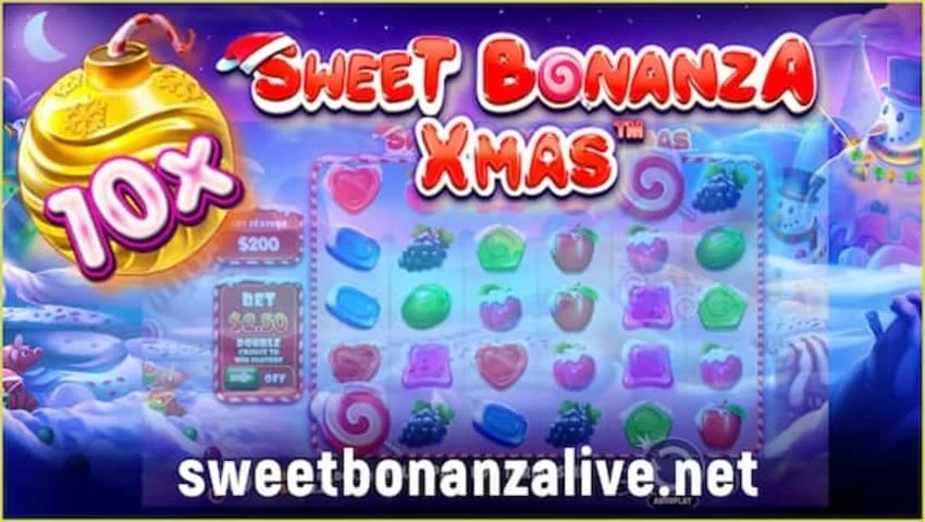 Read the Review of the Slot Sweet Bonanza Xmas and Get Bonuses! 3 The multiplier symbols multiply your winnings many times over in Sweet Bonanza Xmas is in this image.