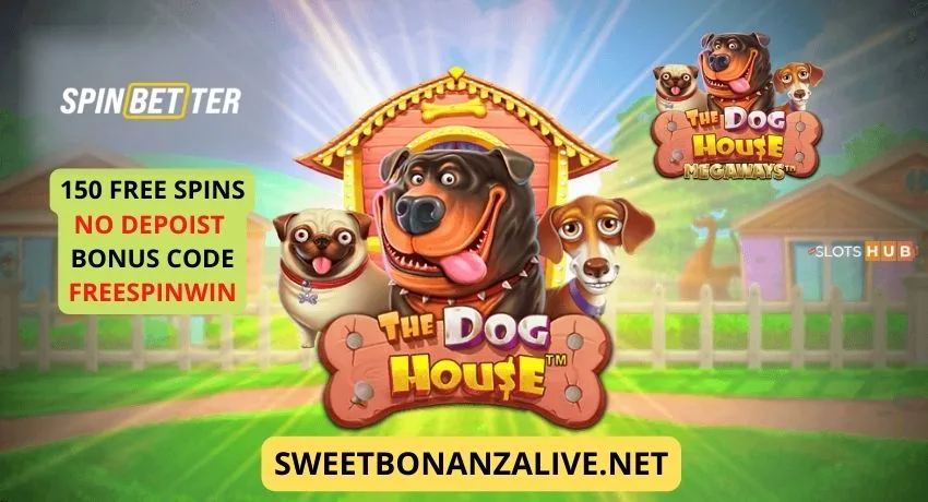 The Dog House Slot Review 4 Enter bonus code FREESPINWIN and get 150 free spins at The Dog House slot made by Pragmatic Play pictured.